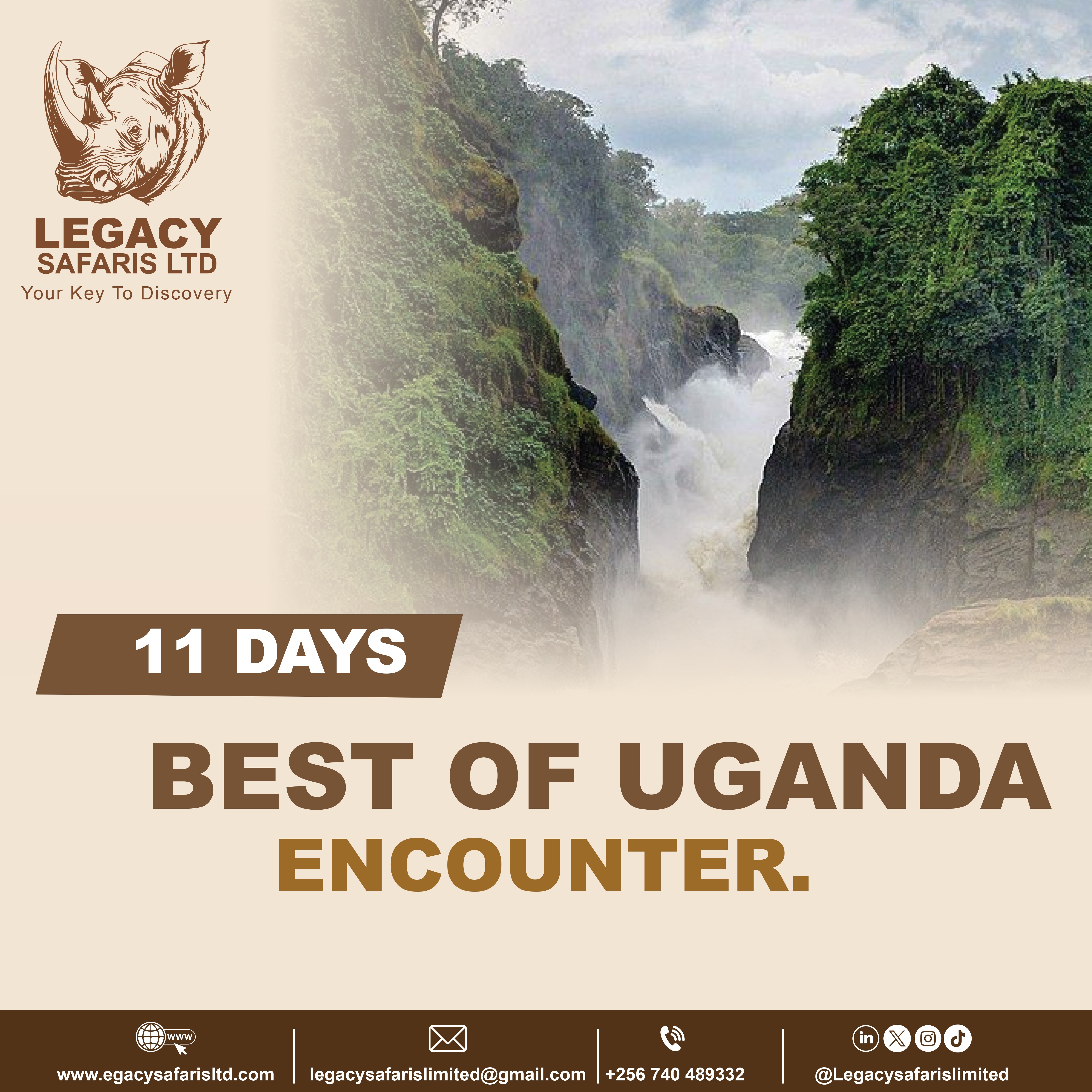 Best of Uganda Encounter (11 Days Uganda Wildlife & Adventure Safari)
