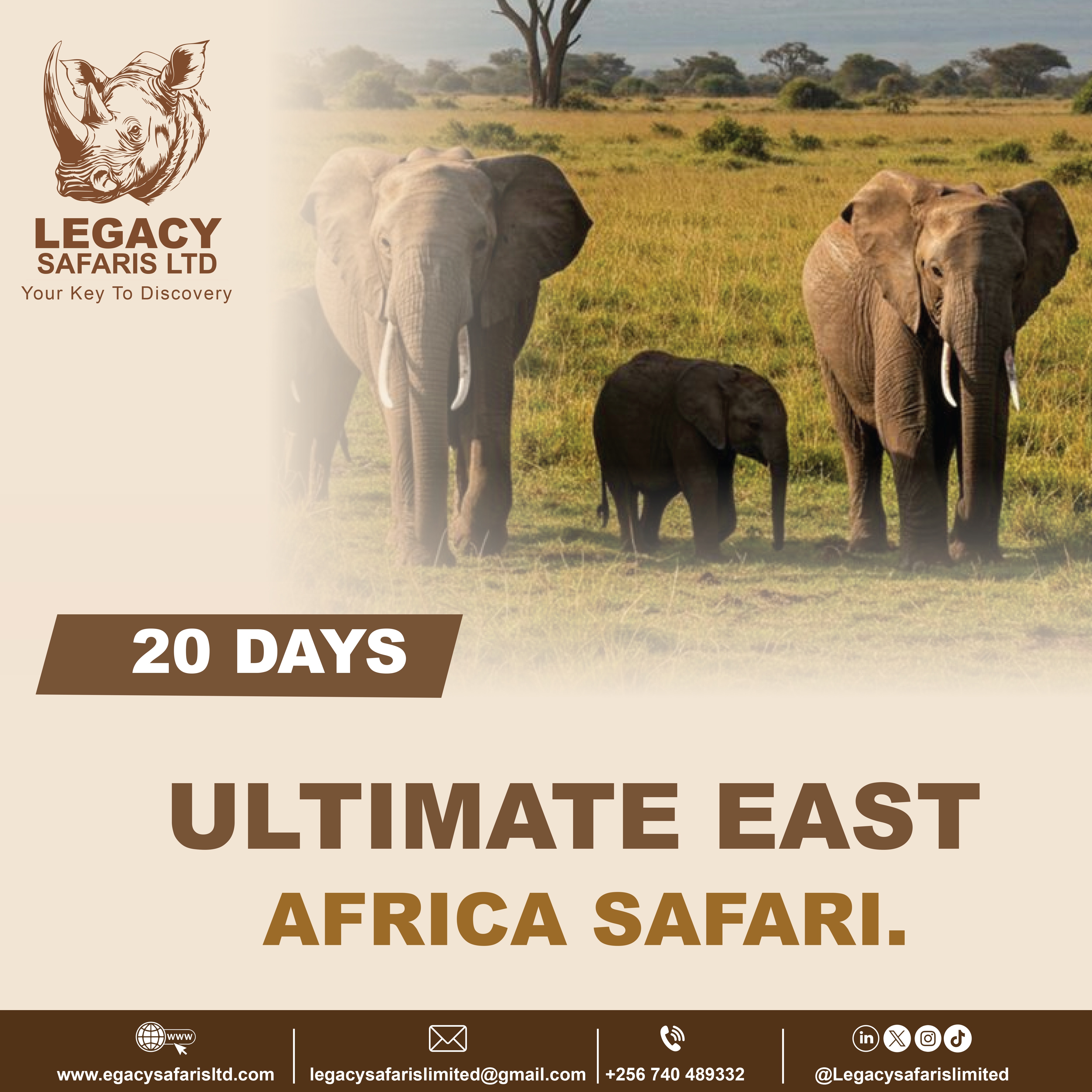 Ultimate East Africa Safari (20 Days Tanzania, Kenya & Uganda)